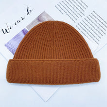 Lade das Bild in den Galerie-Viewer, Warm Winter Knit Beanie Hats European and American Big Head Wool Men's and Women's Pullover Unisex