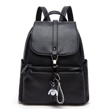 Load image into Gallery viewer, Women's Bag Accessories Golden Doll Lychee Pattern Korean Style Genuine Leather Backpack