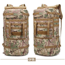 Lade das Bild in den Galerie-Viewer, Backpack 60L Large Capacity Multi-Purpose Travel Bag Sports Combat Bag Men's Outdoor Sports