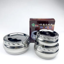 Lade das Bild in den Galerie-Viewer, Ashtray Spot Household Stainless Steel Ash Tray Rotating Windproof Creative Lid Ashtray
