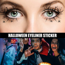 Load image into Gallery viewer, 2x Halloween Xmas Christmas Gifts Decoration Eelhoe Eyeliner Stickers Horror Fashion Party Makeup Tools