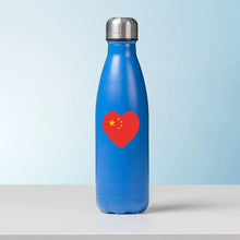 Load image into Gallery viewer, 2x500pcs Christmas Xmas Love Five-Pointed Star China the Five-Starred Red Flag Sticker Fabric Label tape