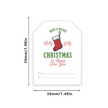 Lade das Bild in den Galerie-Viewer, 2x300pcs 6 Designs Square Christmas Label Merry Christmas Gift Stickers tape
