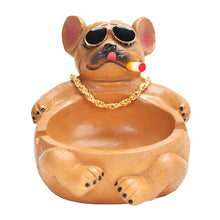 Load image into Gallery viewer, Ashtray Cartoon Cow Cute Creative Social Dog Prevent Fly Ash Cylinder Resin Crafts Ashtray