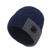 Load image into Gallery viewer, Warm Winter Knit Beanie Hats Cycling Cover Chenille Fleece-Lined Thickened Wool Scarf Unisex
