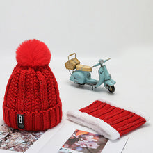 Lade das Bild in den Galerie-Viewer, Warm Winter Knit Beanie Hats Men's and Women's Fur Ball Cold-Resistant Ear Protection Casual Unisex