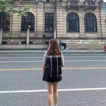 Lade das Bild in den Galerie-Viewer, Backpack Leather Men's Fashion Brand College Students Bag Computer Travel Women