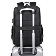 Lade das Bild in den Galerie-Viewer, Backpack New Business Men's Waterproof Computer Student Multi-Functional Schoolbag,