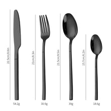 Lade das Bild in den Galerie-Viewer, 304 Stainless Steel Flatware Sets Western Food/Steak Knife Fork Spoon Four Components 24pcs