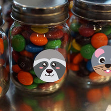 Load image into Gallery viewer, 2x500pcs Xmas Christmas Stickers Roll Label Animal Smiling Face Children Rainbow Candy Toy Stationery Self-Paste Paper Tape