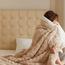 Load image into Gallery viewer, Autumn and Winter Thickening Taffeta Blanket Thermal Blanket Berber Fleece Blanket Flannel Casual Blanket
