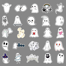 Lade das Bild in den Galerie-Viewer, 2x Halloween Xmas Christmas Gifts Decoration100 Pieces Cartoon Unique Ghost Creative Stickers