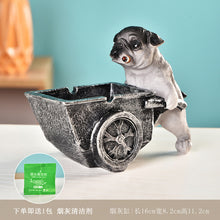Lade das Bild in den Galerie-Viewer, Ashtray Social Dog Creative Trend Prevent Fly Ash Home Living Room Office Smoke-Proof Resin Decorations