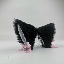 Lade das Bild in den Galerie-Viewer, 2x Halloween Xmas Christmas Gifts Decoration Anime Party Cat Ears Barrettes Lolita Adult Lady like Woman Fox Bow