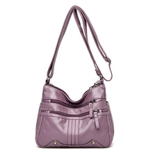 Load image into Gallery viewer, Backpack Shoulder Messenger for Middle-Aged Casual Ladies Multi-Compartment Women shoulder bag
