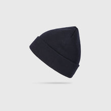 Lade das Bild in den Galerie-Viewer, Warm Winter Knit Beanie Hats Simple Black Men's Big Head Circumference Fashion Women Unisex