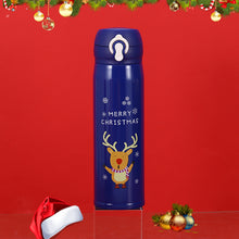 Load image into Gallery viewer, Xmax Christmas Cup Gift Cartoon Children Bounce Insulation Couple Creative 304 Stainless Steel Student Water