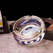 Load image into Gallery viewer, Ashtray Crystal Glass Living Room Home Gold Rim Creative Personalized Trend Ashtray
