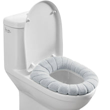 Load image into Gallery viewer, 3pcs Toilet Seat Cover Pads AG Silver Ion Antibacterial Winter Warm