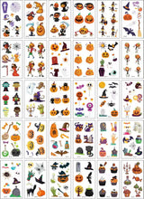 Lade das Bild in den Galerie-Viewer, 30PCs Halloween Cartoon Tattoo Sticker Simulation Face 3D Scar