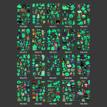 Lade das Bild in den Galerie-Viewer, 20PCs Eco-friendly Non-Toxic Children Cartoon Luminous Tattoo Stickers Halloween Carnival Party