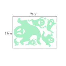 Lade das Bild in den Galerie-Viewer, 2PCs Halloween Glow Sticker Vampire Bat Witch Pumpkin