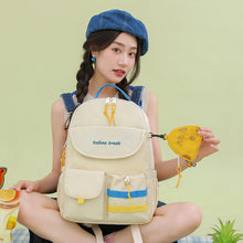 Load image into Gallery viewer, Backpack Large Capacity Japanese Korean Junior High School Student Macaron Class Schoolbag College Student