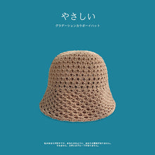 Load image into Gallery viewer, Warm Winter Knit Beanie Hats Women's Summer Thin Breathable Sun Protection Bucket Hat Unisex