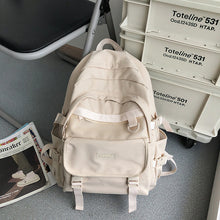 Load image into Gallery viewer, Backpack Female College Student Simple Korean Style High School Student Junior School Large Capacity Fashion Male