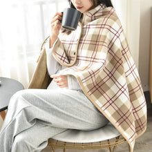 Lade das Bild in den Galerie-Viewer, Soft Multi-Purpose Nap Lunch Break Shawl Blanket Thickened Flannel Blanket Autumn and Winter Lazy Blanket