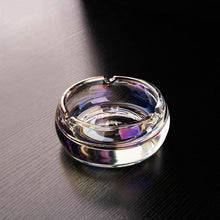 Load image into Gallery viewer, Ashtray Crystal Glass Living Room Home Gold Rim Creative Personalized Trend Ashtray