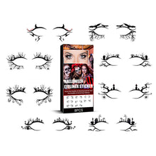 Load image into Gallery viewer, 2x Halloween Xmas Christmas Gifts Decoration Eelhoe Eyeliner Stickers Horror Fashion Party Makeup Tools