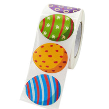 Load image into Gallery viewer, 2x500pcs Xmas Christmas Stickers Roll Label 8 Kinds of Rabbit Eggs Happy Easter Day Gift