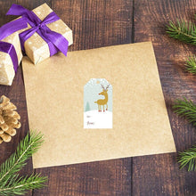 Lade das Bild in den Galerie-Viewer, 250PCs Shaped 6 Pattern Gloves Elk Merry Christmas Christmas Sticker Gift Label tape