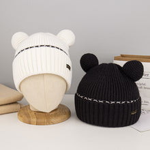 Lade das Bild in den Galerie-Viewer, Warm Winter Knit Beanie Hats Autumn New Mickey Ear Wool Retro Japanese Unisex
