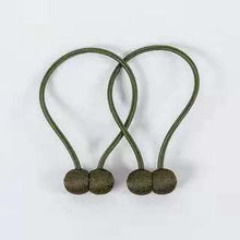 Lade das Bild in den Galerie-Viewer, 20 Colors Headphones Magnetic Buckle Curtain Tied, Non-Perforated Curtains Magnetic Snap