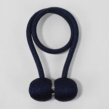 Load image into Gallery viewer, Simple Solid Color Earphone Curtain Magnetic Buckle Curtain Bandage Rope