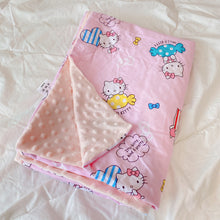 Lade das Bild in den Galerie-Viewer, Children's Spring Blanket Cotton Double Layer Cover Blanket Air Conditioning Blanket Autumn and Winter Comfort Quilt Small Blanket