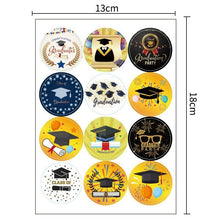 Load image into Gallery viewer, 2x500pcs Christmas Xmas Graduation Season Sticker Hat Stationery Envelope Sealing Decorative Label tape