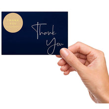 Load image into Gallery viewer, 2x500pcs Christmas Xmas Brown Kraft Paper Bronzing Thank You Wedding Goods Baking Label Sticker tape