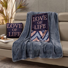 Load image into Gallery viewer, Thick Warm Fleece Blanket Flannel Pillow Blanket Air Conditioning Dual-Use Blanket