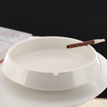 Load image into Gallery viewer, Ashtray Ceramic Extra Large European Style Creative Personalized Living Room Coffee Table Bedroom Simple White Ashtray