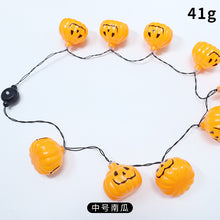 Lade das Bild in den Galerie-Viewer, 2x Halloween Xmas Christmas Gifts Decoration2022 New Lighting Chain Bat Necklace