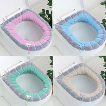 Load image into Gallery viewer, 3pcs Toilet Seat Cover Pads 3-Piece All-Season Closestool Cushion Washable