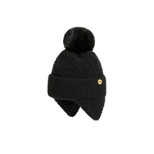 Lade das Bild in den Galerie-Viewer, Warm Winter Knit Beanie Hats Women Autumn Adult Hair Ball Tapered Ear Protection Solid Color Woolen Unisex
