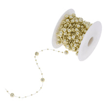 Load image into Gallery viewer, 2PCs Christmas Wedding Party Packing Materials 8£«3mm Gold Silver Plating Bead Necklace Strings