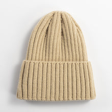 Lade das Bild in den Galerie-Viewer, Warm Winter Knit Beanie Hats Women's Korean-Style All-Match Solid Color Woolen Women's Outdoor Thickened Unisex