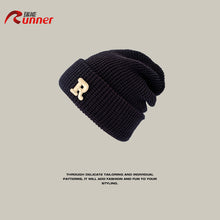 Load image into Gallery viewer, Warm Winter Knit Beanie Hats Wool Net Red Tide Pullover All-Matching Loose Big Head Unisex