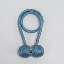 Load image into Gallery viewer, Simple Solid Color Earphone Curtain Magnetic Buckle Curtain Bandage Rope