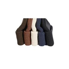 Lade das Bild in den Galerie-Viewer, Warm Winter Knit Beanie Hats Woolen Cap Fashion Brand Big Head Circumference Thin Closed Toe Men Unisex